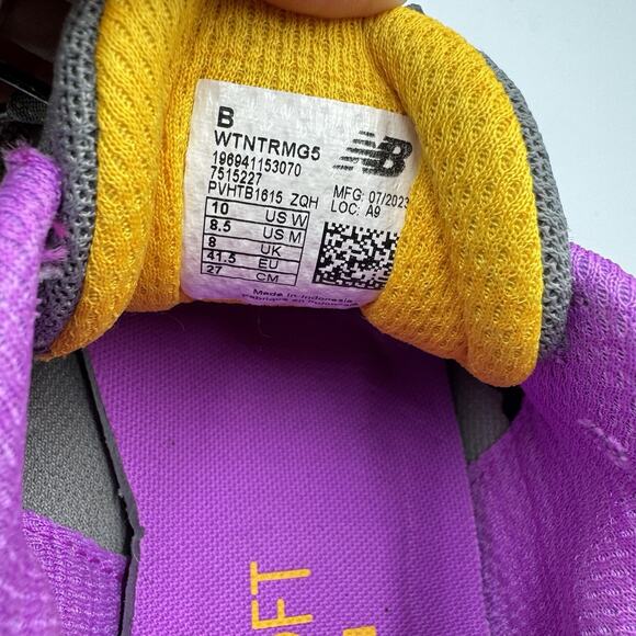 NEW‎ BALANCE WOMEN'S DYNASOFT NITREL V5 WTNTRMG5 TRAIL RUNNING SIZE 10 - Picture 3 of 9